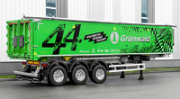 Самосвальный полуприцеп Grunwald с алюминиевым кузовом V=44 куб.м. 3 осн- Gr.T44-AB