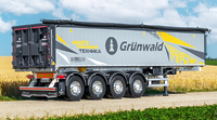 Самосвальный полуприцеп Grunwald с алюминиевым кузовом V=52 куб.м 4 осн- Gr.T52-AB